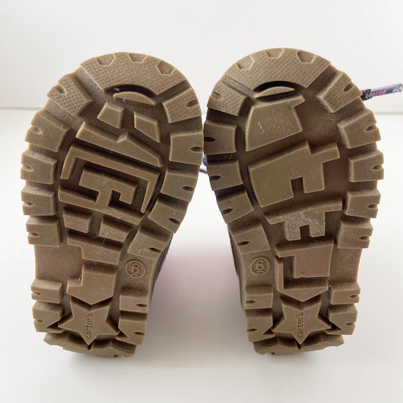 Carter’s Toddler Duck Boots in Navy Blue and Pink Size 6 Months - Picture 9 of 10